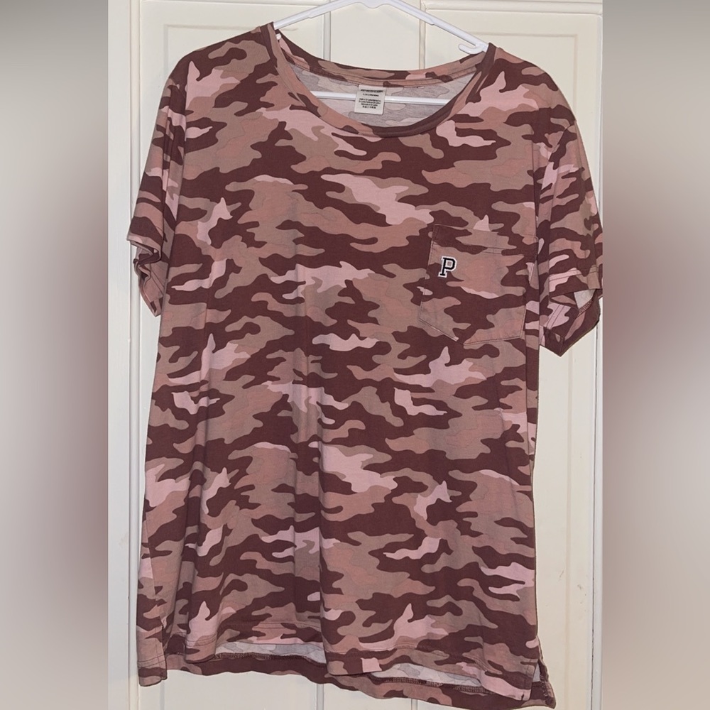 PINK camo t shirt